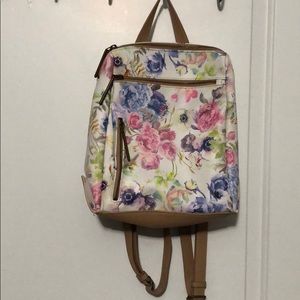 Elliot Lucca Olvera printed /flower 🌸backpack 🎒